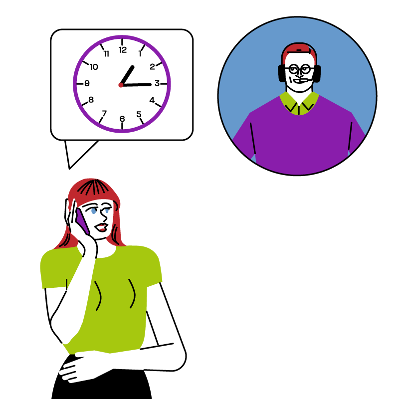 Anruf außerhalb der Praxisöffnungszeiten Notfall-Anruf außerhalb der Praxisöffnungszeiten zur leichten verständlichen Visualisierung für Einfache Sprache