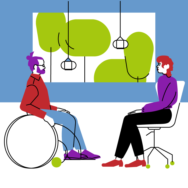 Arzt-Patienten-Gespräch Arzt-Patienten-Gespräch zur leichten verständlichen Visualisierung für Einfache Sprache