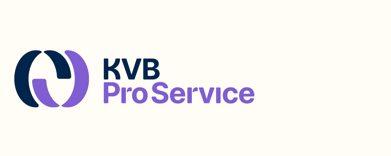 KVB-Abrechnungsservice "KVB ProService" Logo mit Schriftzug